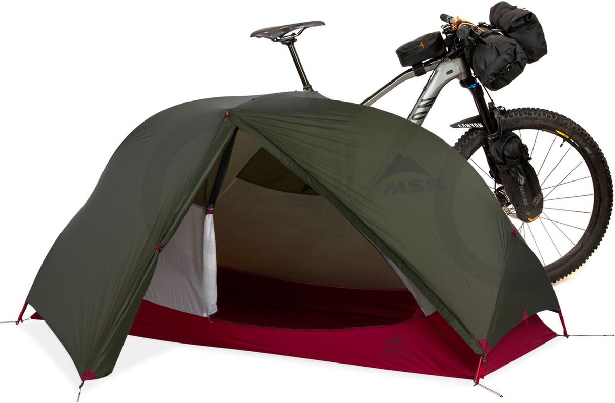 MSR Hubba Hubba Bikepack 1 Tent Groen