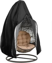 Somstyle Beschermhoes Hangstoel - 190x115 CM - Hoes voor Egg Chair - Waterdicht & Anti-UV - Zwart