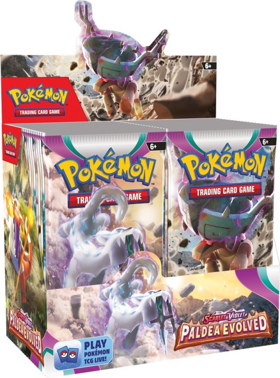 Foto: Pok mon scarlet violet paldea evolved booster box pok mon kaarten 36 boosters