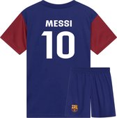 FC Barcelona Voetbaltenue Messi - Messi Tenue Thuis - Voetbaltenue Kinderen - Shirt en Broekje - Jongens en Meisjes --128