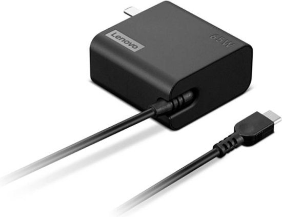 Foto: Lenovo 65w usb c wall adaptor eu pin laptop netvoeding 65 w 20 v