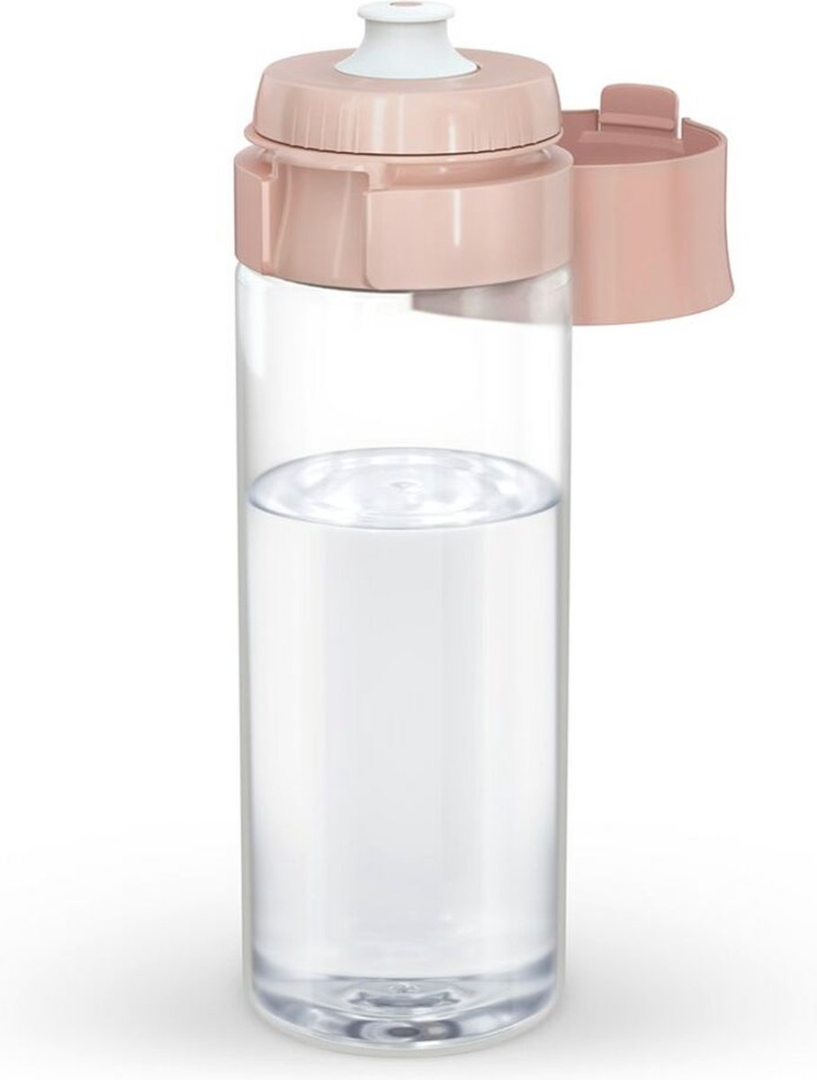 Bol.com BRITA - Drinkfles VITAL voor Volwassenen - 0,6L - Abrikoos - inclusief 2 MicroDisc Brita Filterpatronen - Ideaal voor Dr... aanbieding