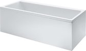 Laufen Pro kunstof bad acryl rechthoekig met constructie en rechter voorpaneel, 1600x700 mm, wit