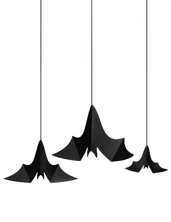 Vleermuis ophangdecoraties (3 stuks)