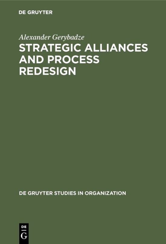 Strategic Alliances  and Process Redesign - cover