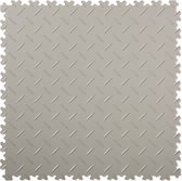 PVC kliktegel diamant | Lichtgrijs | Set 10 tegels | Per 2,5m² | 50x50cm | Dikte 4mm