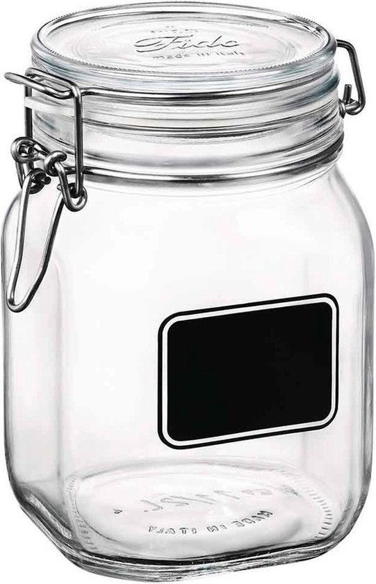 Sendez 6 Inmaakpotten 2 Liter - Met Beugelsluiting, Etiketten En Extra Afdichtingen