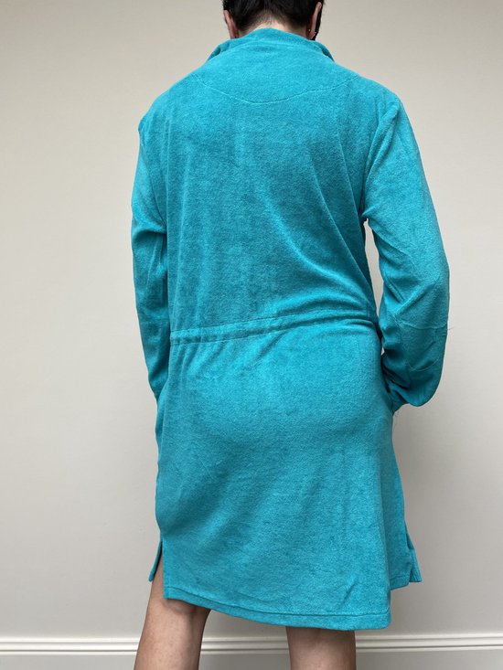 Cocodream/outfitter-dames katoenen pyjama PEACOCK BLUE-XL