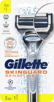 Gillette - Holicí strojek pro citlivou pleť Skinguard Sensitive + náhradní hlavice 2 ks -