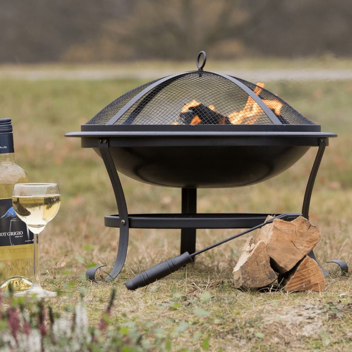 RedFire Atlanta Fire Bowl - Ø 51 cm - Black