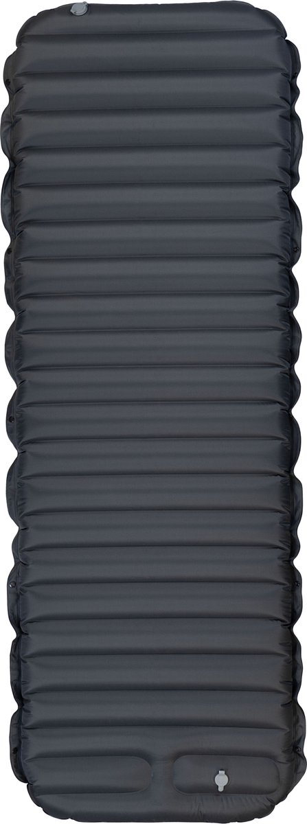 Abbey Camp Opblaasbare Slaapmaat - 195 x 70 x 9 cm - Blauw/Grijs van Abbey Camp — afbeelding 5