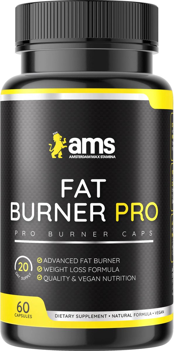 Goedkoopste Fat Burner Pro | Vegan caps | Afvallen | Afslankpillen & Energie Booster | Eetlust Remmer | Afvalpillen