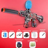 M416 Elektrisch Geelballetjes Kanon Speelgoedset - speelgoedwapen - wapen - speelgoed - airsoft - paintball - zomer - waterpistool - pistool - kinder - kinder pistool - Rood - Groep - Groepsspel - Waterblaster - (1000 Fluorescerende Geelballetjes)
