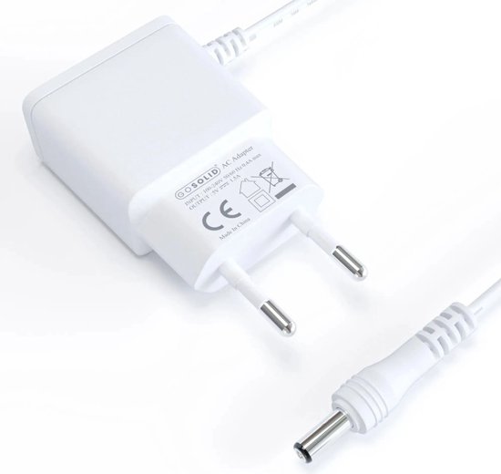 GO SOLID! ® Adapter geschikt voor binnenunit Alecto WS-5500 Weerstation ...