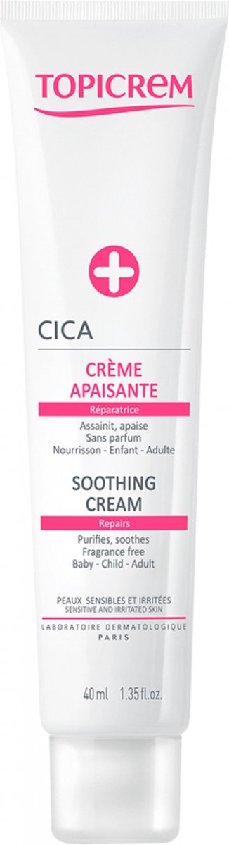 Topicrem Face Care Dagcrème Skin Care Cica Soothing Cream
