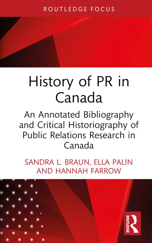 The History of Public Relations- History of PR in Canada - cover