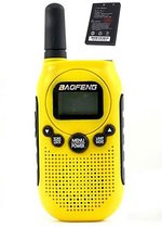 Baofeng BF-T6 PMR446 mini talkie-walkie avec batterie jaune