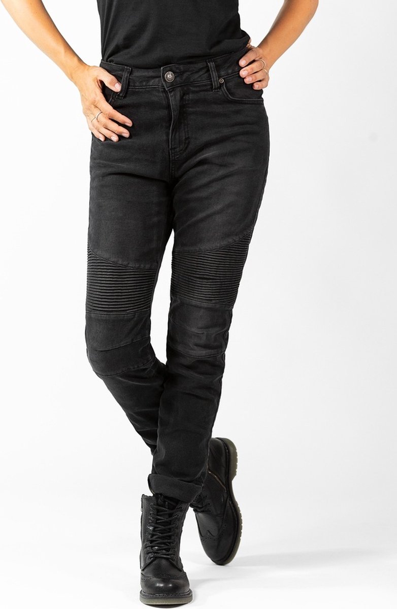 John Doe Betty Biker Zwart Used XTM - Broek