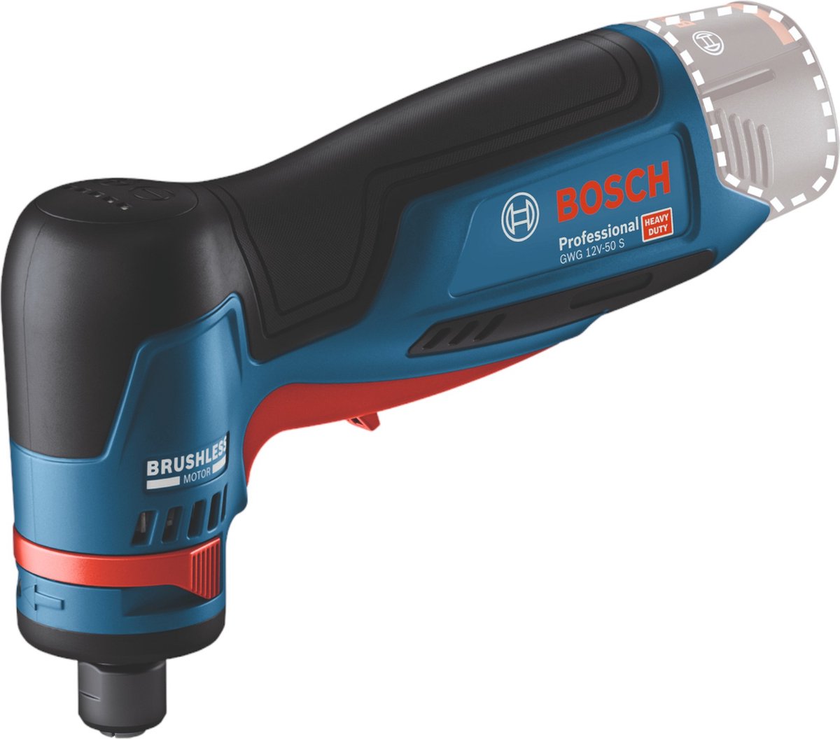 Bosch GWG 12V-50 S Professionele Rechte Slijpmachine