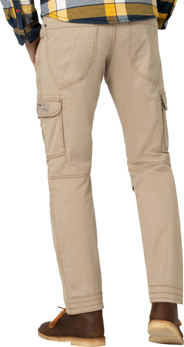 Timezone Regular RogerTZ Chino Cargobroek Heren Beige