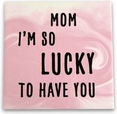 Moederdag cadeautje - Tegeltje - Moederdag - Mama cadeau - Cadeau - Keramiek tegeltje - Fotofabriek