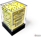 Chessex 36 x D6 Set Opaque Pastel 12mm - Yellow/Black
