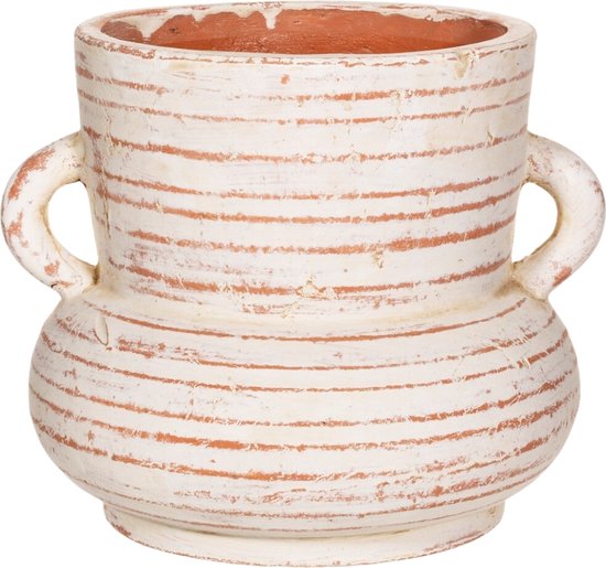 Sass & Belle vaas Daphne 19 cm - keramieken vaas - decoratieve vazen - voor binnen gebruik - kruik vorm