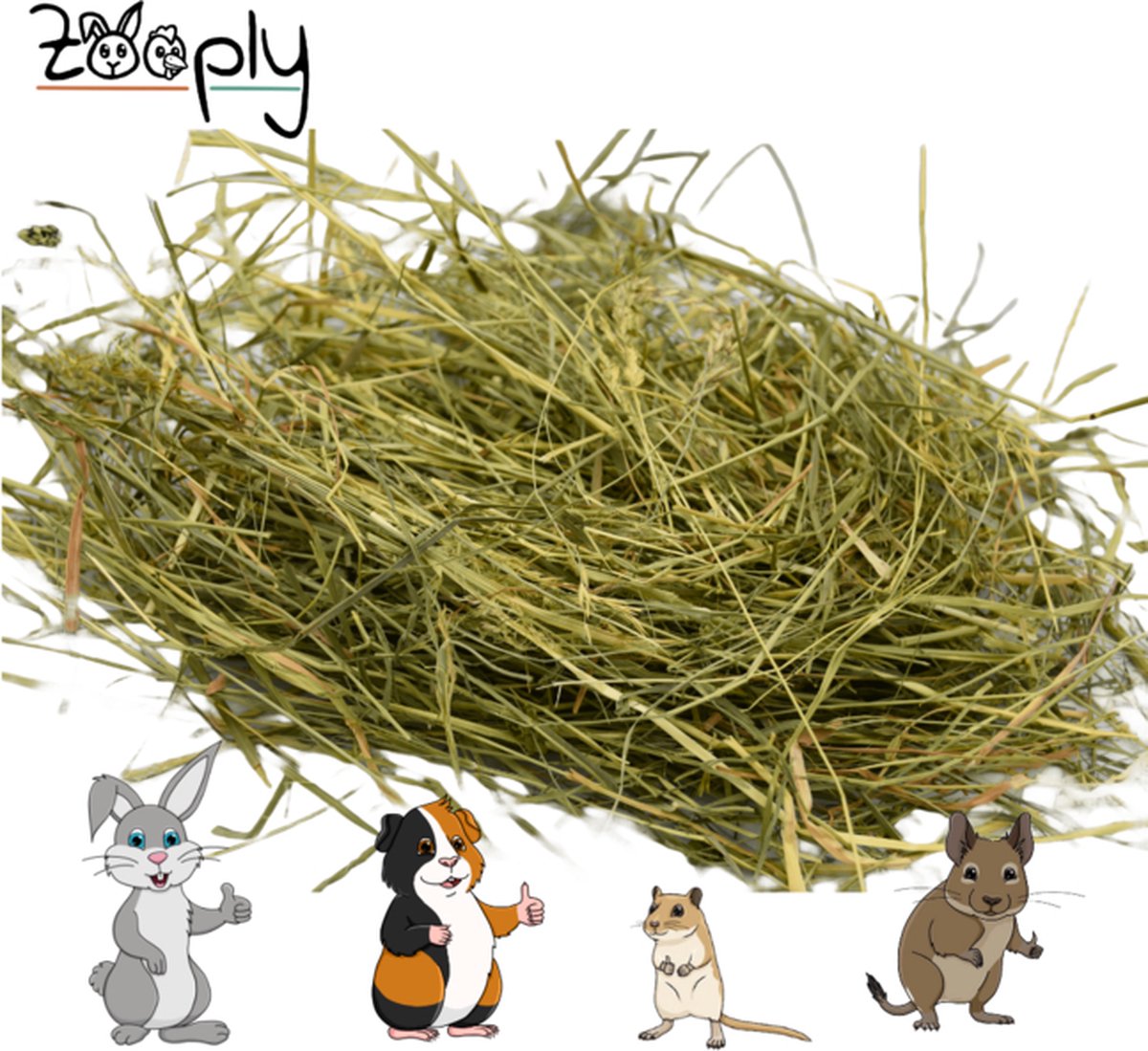 Zooply Zak Duits kruidenhooi 100L-5kg | Vers van 't land!