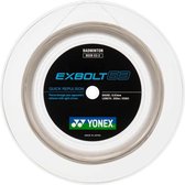 Yonex Exbolt 63 badmintonsnaren - Wit - Rol 200M
