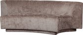 BePureHome Popular 2-zits Bankje - Polyester - Taupe - 72x215x97