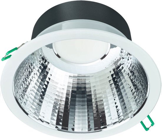 Philips LED Downlight Coreline DN142B Aluminium Wit 11W 1200lm 60D - 830 Warm Wit | Zaagmaat 155mm - IP20 - UGR