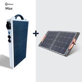 Mobisun Pro Max powerstation + opvouwbaar 100W zonnepaneel bundel