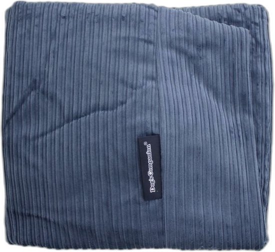 Dog's Companion Coussin pour chien / Lit pour chien - XL - 140 x 95 cm - Rafblue Double Ribcord
