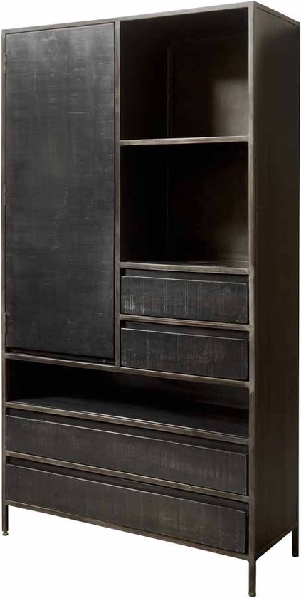 Tower living Paterno - Cabinet 1 dr 4 drws - 100x40x190