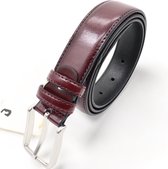 Stijlvolle 3 cm Leren Riemen voor Heren - Broekriem - Leren riem - 3 cm. smalle riem