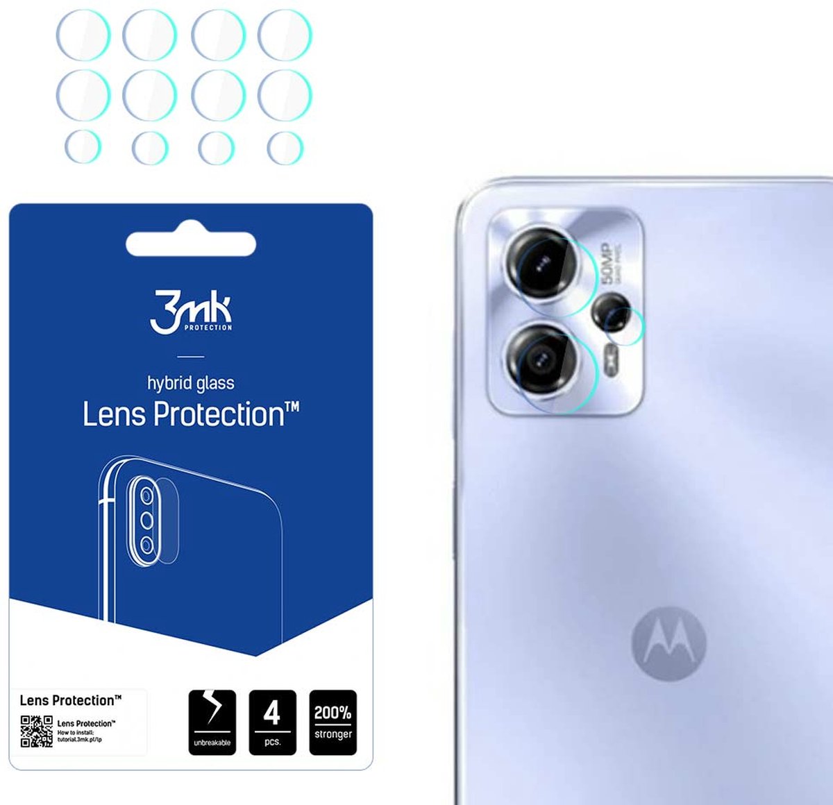 Motorola Moto G13/G23 - 3mk Lens Protection