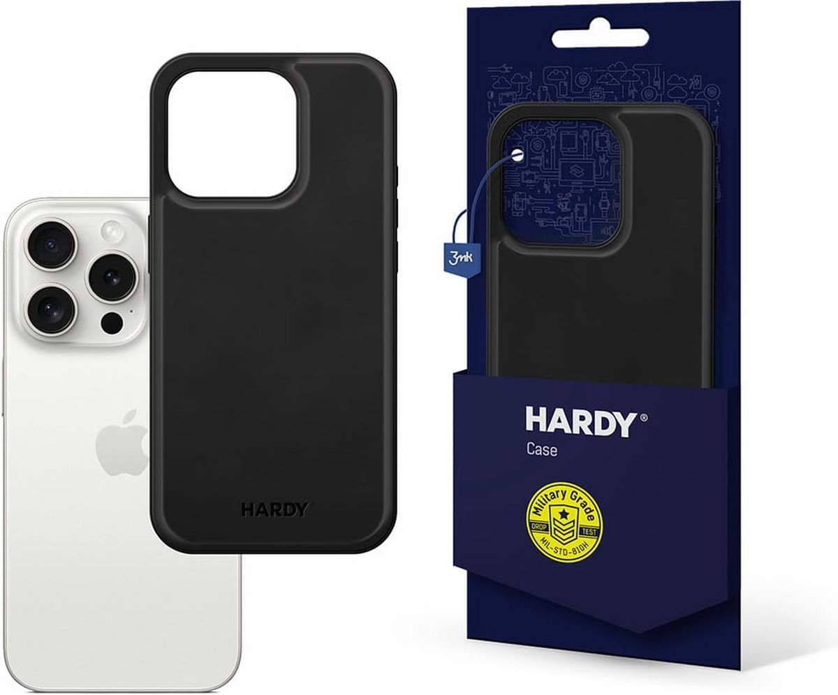 3Mk Hardy Apple Silky Leather Magcase Voor Iphone 15 Pro Hoesje Met Bescherming
