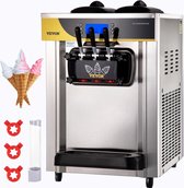 Goodfinds Softijs machine - Ijshoorntjes- Roomijsmachine - Softijs maker - Ijs machine - 2200W - 22/30 L ijs per uur