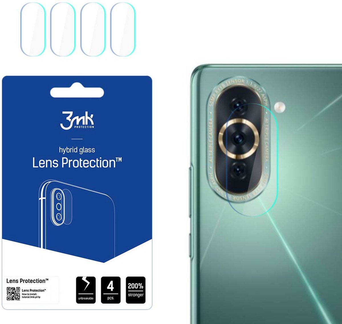 Huawei Nova 10 - 3mk Lens Protection