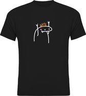Koningsdag Kleding | Fotofabriek Koningsdag t-shirt heren | Koningsdag t-shirt dames | Zwart shirt | Maat M | Durp