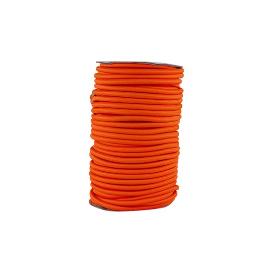 Elastisch koord 6mm oranje per meter — afbeelding 2
