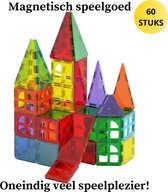 SFproducts speelgoed magnétiques - Blocs de construction magnétiques Premium - Tuiles magnétiques - Jouets éducatifs- Approuvé ASTM - 60 pièces - Éducatif et sûr