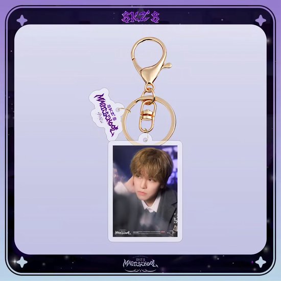 KPOP Idol Stray Kids SKZ'S MAGIC SCHOOL Seungmin Plastic Keyring Acrylic Keychain [Sleutelhanger]