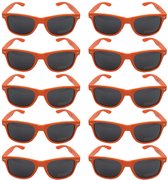 10 Oranje Zonnebril - UV Bescherming - Koningsdag - Bril