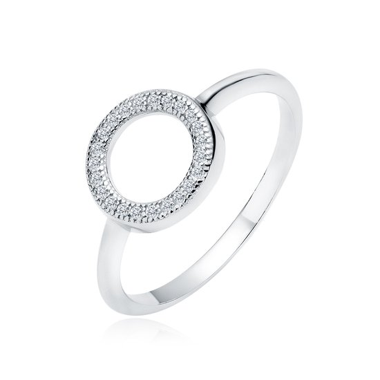 Zilveren ring met zirkonia - Zilver Ring Dames - Dames Ring - Zilver 925 - Amona Jewelry