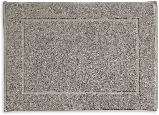 Kela Badkamer - Ladessa Badmat Silver Grey 70x50 cm - Katoen - Zilver