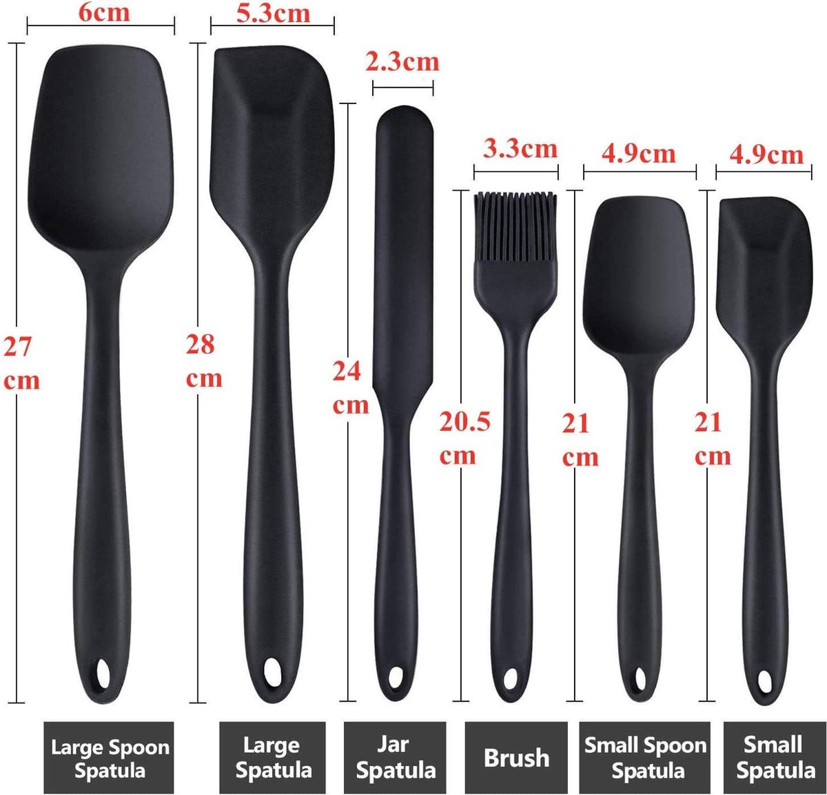 Yigo Bpa-Vrije Siliconen Keuken Spatel Hittebestendig Rubber Voor Het Bakken Van