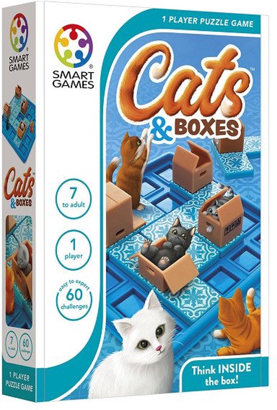 SmartGames – Cats & Boxes – 60 opdrachten