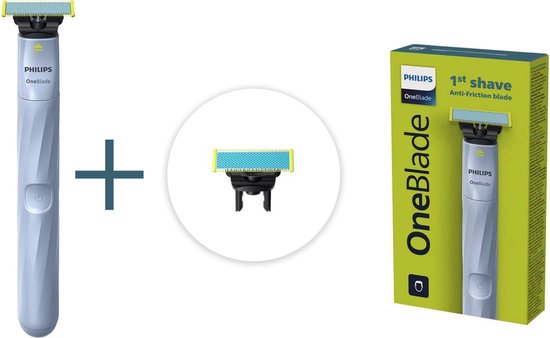 Philips OneBlade First Shave QP1324/30 – Scheerapparaat - Voor de eerste scheerbeurt - extra mesje