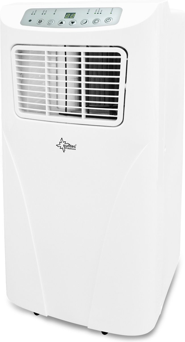 SUNTEC Fresh 9.000 Eco R290 - Mobiele lokale airconditioner - Airco voor ruimten tot 34 m² - Luchtafvoerslang - Koeler & ontvochtiger met ecologisch koelmiddel - 9.000 BTU/h - Voor huis & kantoor